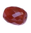 14x10 mm Faceted Drop Red-Orange Carnelian in AAA Grade