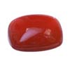 10x8 mm Cabochon Cushion Red-Orange Carnelian in AAA Grade