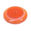 10 mm Flat Button Drop Red-Orange Carnelian  in AAA Gra