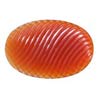 30x25 mm Carvings Oval Red-Orange Carnelian in AAA Grade