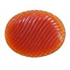 100 Cts. Carvings Oval Red-Orange Carnelian in AAA Grade