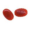 20x14 mm Carvings Drilled Oval Red-Orange Carnelian in AAA Grade