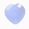 30 mm American blue Heart Shape Chalcedony in AAA grade