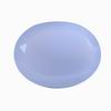 90 Cts. American blue Oval Chalcedony in AAA grade