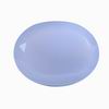 90 Cts. American blue Oval Chalcedony in AAA grade