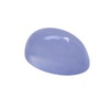 11x5 mm American blue Oval Bullet Chalcedony in AAA grade