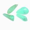 20x10 mm English Green Fancy Drop Chalcedony in AAA grade