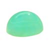 8x4 mm Cabochon Oval Bullet Blue-Green Chalcedony in AAA Grade