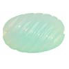 20x14 mm Carvings Oval Blue Chalcedony in AAA Grade