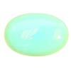 45x30 mm Cabochon Oval Blue-Green Chalcedony in AAA Grade