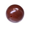 20 mm Brown Round Chalcedony in AAA grade