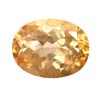 12x10 mm Champagne Oval Topaz in AAA Grade