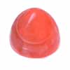 10 mm Cabochon Round Bullet Red Coral in AAA Grade