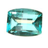 8x6 mm Faceted Cushion Evergreen Topaz in AAA Grade