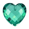 4x4 mm Evergreen Heart Shape Topaz in AAA Grade