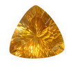 16 mm Trillion shape Golden Yellow Fluorite