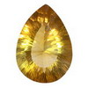 16x12 mm Pear shape Golden Yellow Fluorite