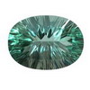 16x12mm Oval Neon Green Fluorite