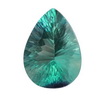 13X9 mm pear shape  Neon Green Fluorite