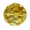 4 mm Faceted Round Bead Golden Citrine