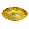 7x5 mm Faceted Pear Bead Golden Citrine
