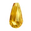 14x9 mm Faceted Briolette Golden Citrine