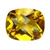 9x7 mm Checker Board Cushion Golden Citrine in AAA Grade