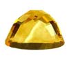 10 mm Bullet Round Buff Top Golden Citrine in AAA Grade