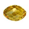 14x10 mm Faceted Briolettes Golden Citrine in AAA Grade