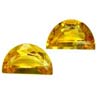 12x8 mm Carvings Half Moon Golden Citrine in AAA Grade