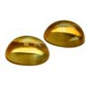 12x10 mm Faceted Oval Buff Top Golden Citrine in AAA Grade