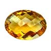 12x10 mm Oval Shape Simulated Citrine in Super Fine Grade