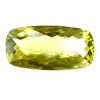 18x16 mm Faceted Long Cushion Golden Green Quartz