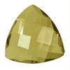 9 mm Olive green Trillion Quartz in AAA grade