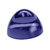 8 mm Cabochon Round Violet Blue Iolite in AAA Grade