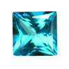 7 mm London Blue (Kashmir Blue) Square Topaz in AAA Grade