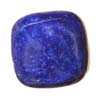 10 mm Carvings Cushion Deep Blue Lapis in AAA Grade
