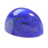 13x7 mm Cabochon Oval Bullet Deep Blue Lapis in AAA Grade