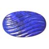 30x20 mm Carvings Oval Deep Blue Lapis in AAA Grade