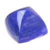 10 mm Cabochon Square Sugar Loaf Deep Blue Lapis in AAA Grade