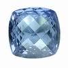 6x6 mm English Blue Antique Cushion Topaz in AAA Grade