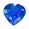 7 mm Glacier Blue Heart Shaped Topaz in AAA Grade