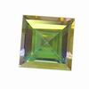 10 mm Princes Cut Square Mercury Mist CZ