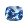 16x12 mm Long Cushion English Blue Topaz in AAA Grade