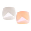 7 mm White/Peach Cushion  Crystal in AAA grade