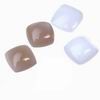 6 mm White /Peach Cushion  Crystal in AAA grade