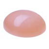 24x20 mm Cabochon Oval Peach Moonstone