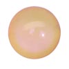 6 mm Lens Round Peach Cat's Eye Moonstone