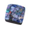 8 mm Rainbow square Opal doublets in AAA Grade