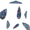 0.5-2 ct. Rainbow Fancy Opal Mosaic doublets in AAA Grade